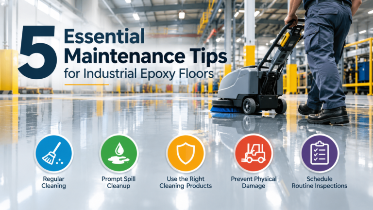 5 Essential Maintenance Tips for Industrial Epoxy Floors